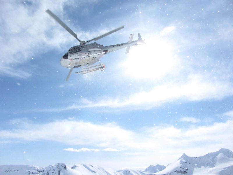 Heli skiing is one of the best whistler adventures
