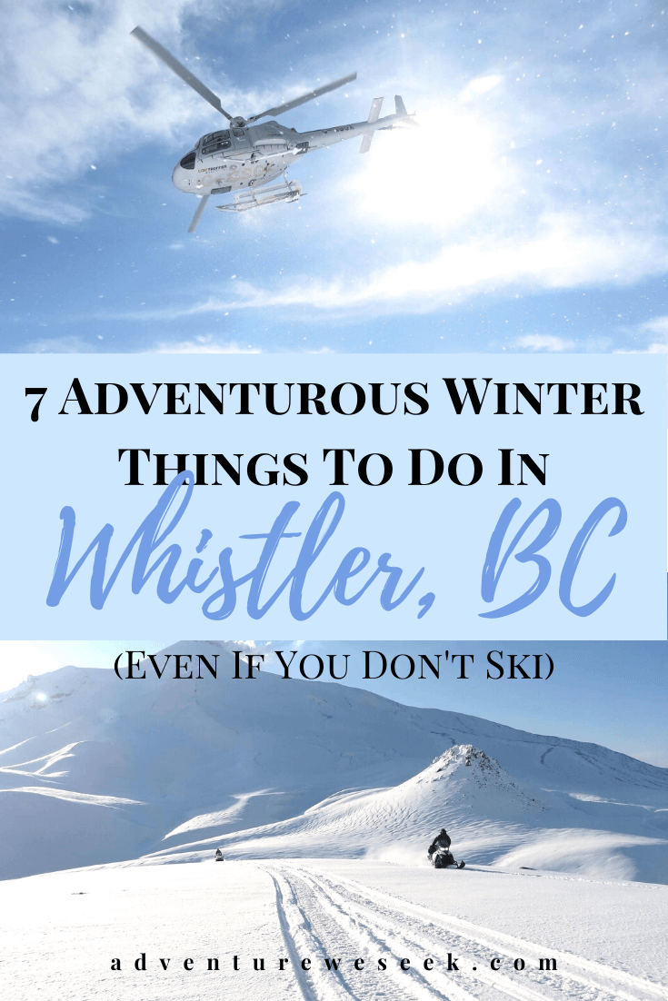 Whistler Canada is the ultimate winter destination with so many things to do!Everyone knows it’s one of the best resorts in the world for skiing & snowboarding but the winter activities at Whistler Blackcomb don’t stop there! These whistler adventures aren’t the average things to do, from ziplines, ice caves and hiking a trainwreck, some great with kids and some not. Where to stay in the village & how to get there.